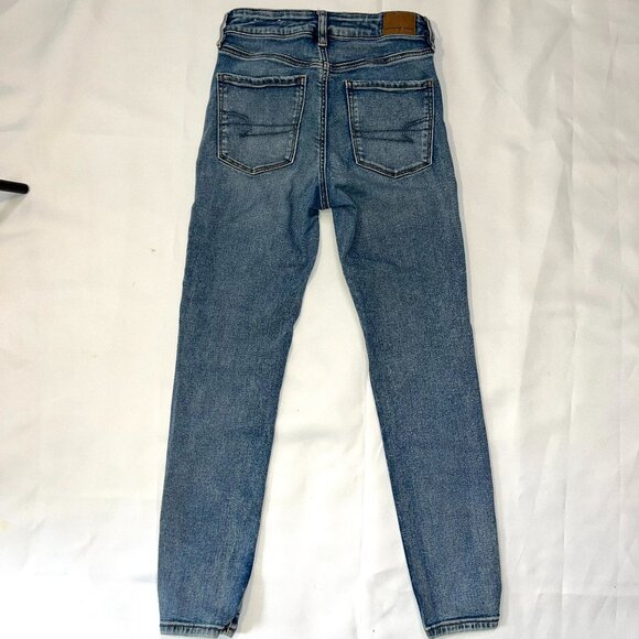 American Eagle Hi-Rise Next Level Stretch Jeggings Size 6 Short - Picture 3 of 5